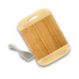 Bamboo 2 Piece Two-Toned Board and Aaron Probyn Cheese Knife Set