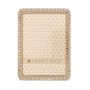 Gold Metal Picture Frame - Eternity Rings - 5" x 7"