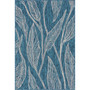Outdoor Pashio Pas7 Teal 4' x 6' Area Rug