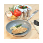Induction 21 Steel Cookware 10-In Fry Pan With Ceramic Coating