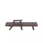 Adirondack Outdoor Chaise Lounge for Patio Garden Poolside (Set of 2)