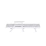 Adirondack Outdoor Chaise Lounge for Patio Garden Poolside (Set of 2)