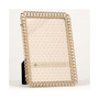 Gold Metal Picture Frame - Eternity Rings - 4" x 6"
