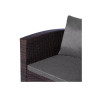 4-Piece Wicker Outdoor Patio Conversation Sofa Set with Coffee Table