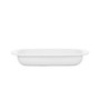Solid White Enamelware Collection 3 Quart Baking Pan