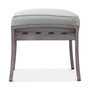CLOSEOUT! Tara Aluminum Outdoor Ottoman with Sunbrella® Cushions, Created for Macy's