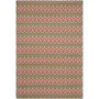 Hampton Dark Gray and Rust 4' x 6' Outdoor Area Rug