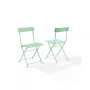 Karlee 3 Piece Indoor Outdoor Metal Bistro Set