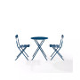 Karlee 3 Piece Indoor Outdoor Metal Bistro Set