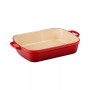 5.25 Quart Enameled Cast Iron Rectangular Roaster
