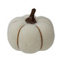 Cream and Brown Fall Harvest Tabletop Pumpkin, 5"
