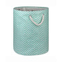 Design Import Paper Bin Chevron, Round