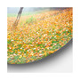 Designart Oversized Landscapes Round Metal Wall Clock - 36 x 36
