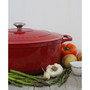French Enameled Cast Iron 7.25 Qt. Oval Dutch Oven