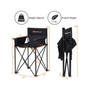Portable 38'' Oversized High Outdoor Beach Chair