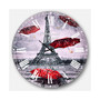 Cityscapes Oversized Round Metal Wall Clock - 36 x 36