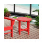 All-Weather Outdoor Patio Round Poly Adirondack Side Table