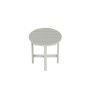 All-Weather Outdoor Patio Round Poly Adirondack Side Table