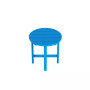 All-Weather Outdoor Patio Round Poly Adirondack Side Table