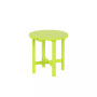 All-Weather Outdoor Patio Round Poly Adirondack Side Table