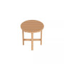 All-Weather Outdoor Patio Round Poly Adirondack Side Table