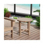 All-Weather Outdoor Patio Round Poly Adirondack Side Table