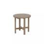 All-Weather Outdoor Patio Round Poly Adirondack Side Table