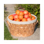 Wooden Round Display Large Basket Bins
