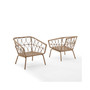 Juniper 2 Piece Indoor Outdoor Wicker Armchair Set