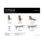 Oasis Aluminum Outdoor Swivel Rocker, Created for Macy's