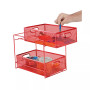 2 Tier Storage Basket Organizer