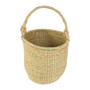 20.5" and 16" Handwoven Seagrass Baskets with Handles, Set of 2 Sizes