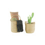 20.5" and 16" Handwoven Seagrass Baskets with Handles, Set of 2 Sizes