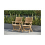 2 Piece Patio Dining Chair Folding