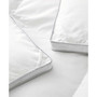 Medium Weight Extra Soft Goose Feather Fiber Comforter, Twin