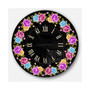 Designart Oversized Farmhouse Round Metal Wall Clock