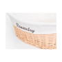 Willow Laundry Hamper Basket with Liner and Side Handles