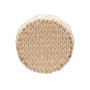 Zee Basket, Natural and White
