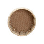Zee Basket, Natural and White