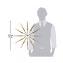 Sunburst Wall Clock