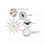 Sunburst Wall Clock