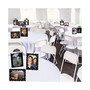 Adult 50th Birthday Gold Birthday Party 4x6 Display Paper Photo Frames 12 Ct