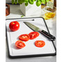 Plastic Cutting Board, 9.75" x 15.25" x 0.5"