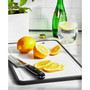 Plastic Cutting Board, 9.75" x 15.25" x 0.5"
