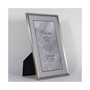 Antique Pewter Picture Frame - Bead Border Design - 8" x 12"