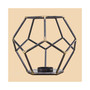 American Art Decor Geometric Tealight Candle Holder Hexagonal Table Top Sculpture