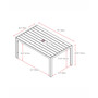 Distribution Gallant 7 Piece Sun Bleached Outdoor Dining Set