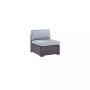 Biscayne Armless Chair With Cushions