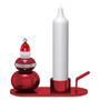 Holiday Cheers Santa Claus Candle Holder