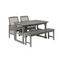 4 Piece Classic Outdoor Patio Dining Set